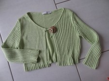 VESTE gilet verte  femme CACHE CACHE"   taille 3 TBE