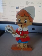 - pinocchio  En Bois 20 Cm... Porte Stylos Ou Autre 