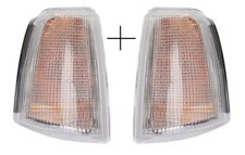 2x CLIGNOTANT AVANT gauche+droite TRANSPARENT POUR RENAULT 19 II 92-94