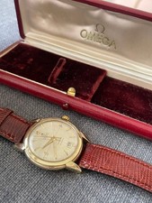 Omega Seamaster Calendar Vintage 14KGP Date Rond Automatique Montre Hommes