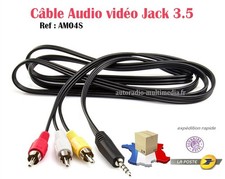 Câble Audio vidéo Jack 3.5