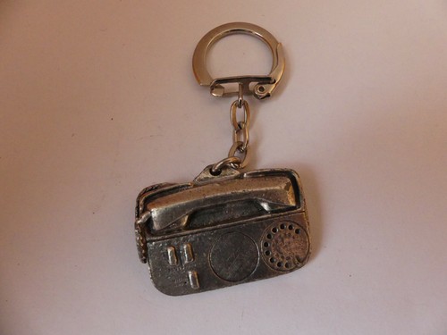Porte cle métal - , telephone