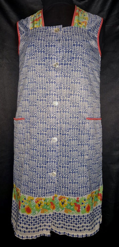 Nylon dederon smock apron - dederon,