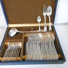 menagere 37 pieces metal argente argental 84