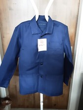 ANCIENNE VESTE COTON BLEU DE