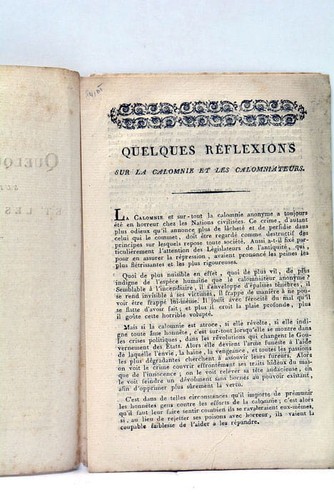 Rare opuscule défense - , de