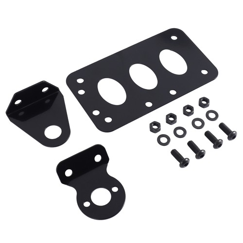 Moto noire latéral plaque - latéral,