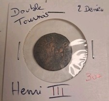 HENRI III (1574-1589) Double