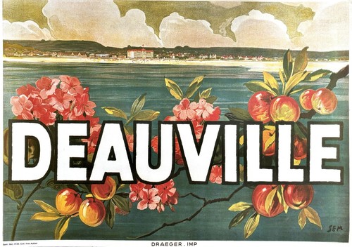 Tableau affiche deauville - affiche,