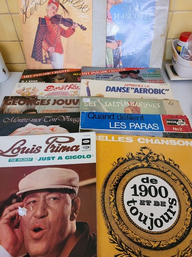 Disques 33t vinyles variete - 12,