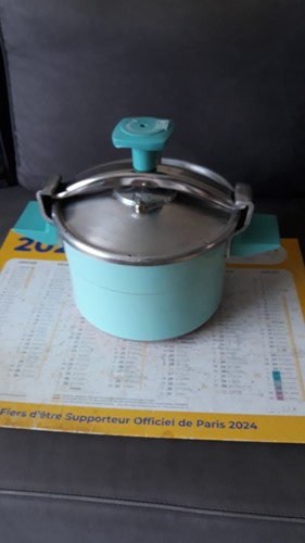 Cocotte seb bleue litres - litres, alu