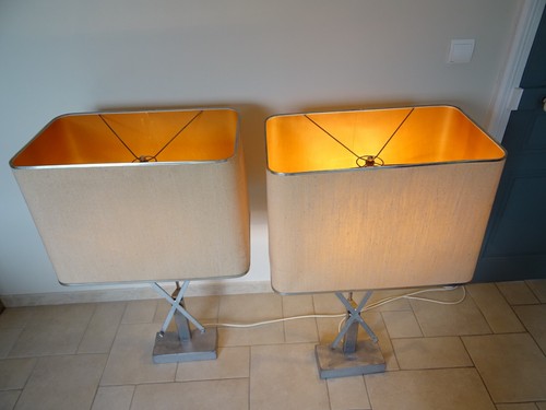 Lot ancienne lampe - lampe, bureau