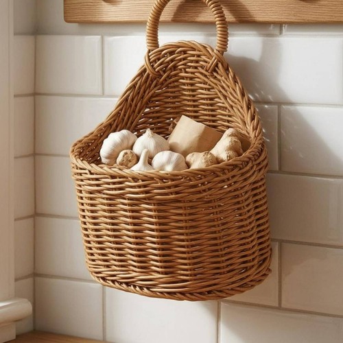 Corbeille rustique osier - corbeille,