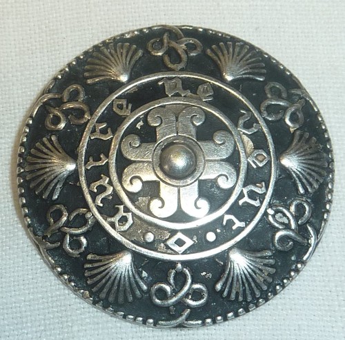 Ancienne broche métal - broche, en