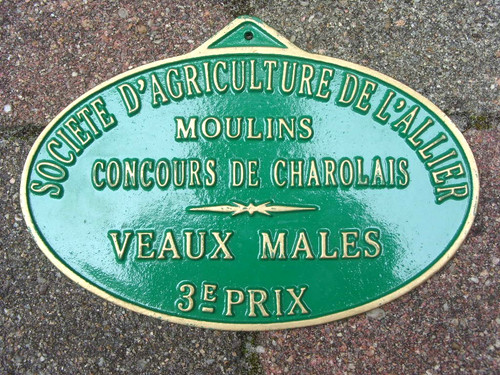 Plaque de concours - plaque,