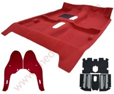 MOQUETTE ROUGE + CONSOLE CENTRALE + ISOLANT PEUGEOT 205 GTI PHASE 2