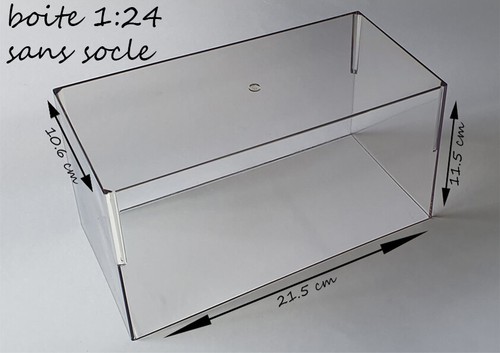 Boites vitrine sans socle - ,