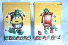 * M&M'S BOÎTE A M&M'S 2011 LUTIN CACAHUETE JAUNE PHOTO RECTO-VERSO 13 x 18.5x 