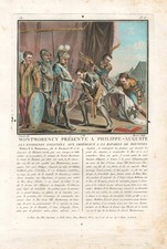 Mathieu II Montmorency Philippe II Auguste Roi King Schabkunst Mezzotinte 1788