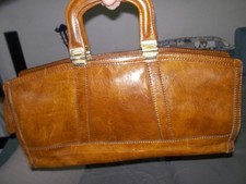 sac cuir marron clair