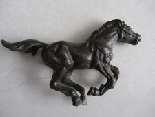 Sculpture en bronze cheval au galop 1930