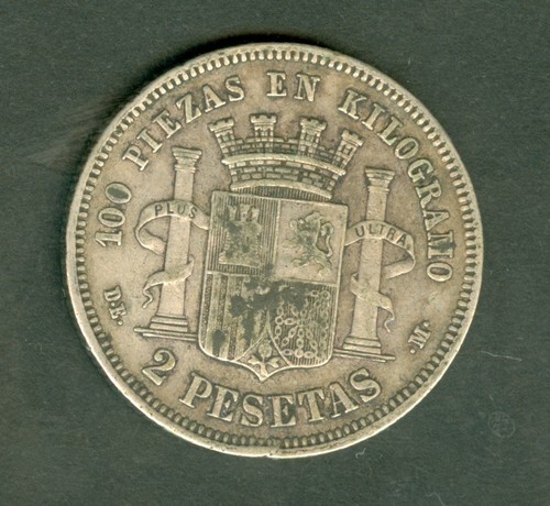 Espagne pesetas 1870 etat - 1870,