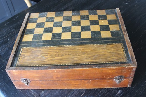 Ancien jeu backgammon echec - ancien, en