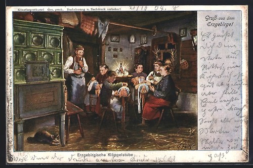 Carte postale erzgebirgische - postale,