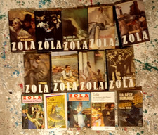lot EMILE ZOLA   LES ROUGON MACQUART  16 tomes bon état Nana La curée L' Oeuvre.