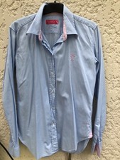 CHEMISE BLEU CIEL VICOMTE ARTHUR FEMME TAILLE 3 (40) TBE