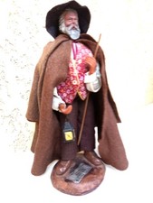 1 santon ancien habillé