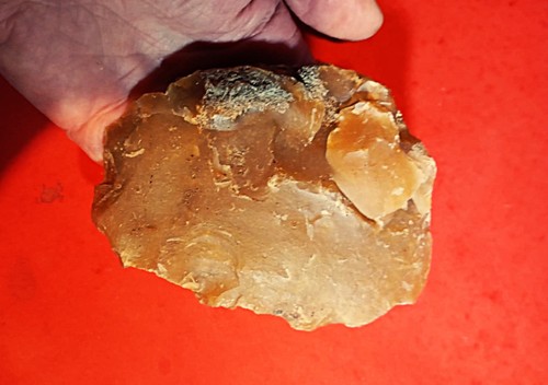 Préhistoire hache silex - en, silex/
