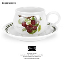 Portmeirion - Pomona - Tasse À Café Avec Soucoupe Cerise - 280 ML