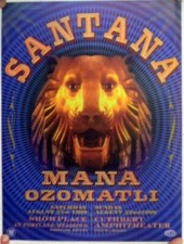 Santana Concert Gig Affiche