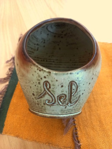 Gros pot sel - sel, :
