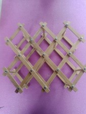 Casier à bouteilles, support de rangement pour 10 bouteilles, en bois (lot de 2)