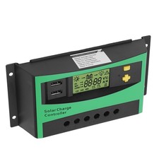 Contrôleur De Charge Solaire De Voiture Régulateur De Panneau PWM 12V 24V 30A Et
