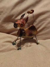 Céramique Vache Accolay fil de fer ,circa 1950 