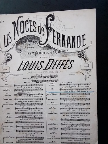 Partition ancienne piano - ancienne, &