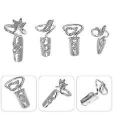4 Pcs Bagues À Ongles En