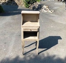 Ancien meuble téléphone en bois