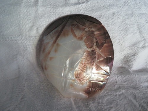 Gand coquillage nacre gravé - gand,