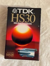TDK HS30 Cassette Vierge VHS C Caméscope neuve sous blister