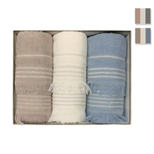 Set Serviettes Bain 3 + 3 En