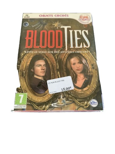 Blood ties jeu énigmes - blood, pc
