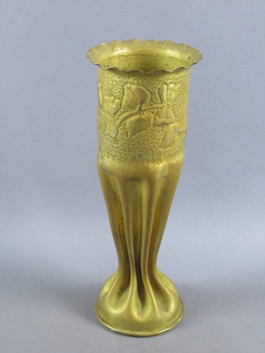 Vase tranchée laiton - vase,