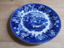 Ancienne assiette en faïence anglaise WEDGWOOD 23 cm ( n°1 )