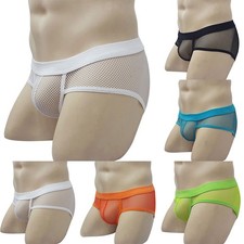Slip bikini sexy et confortable homme respirant maille transparente sous vêteme