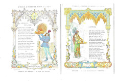 2 Anciens Menus de collection