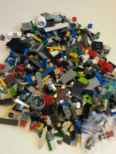 500 clean lego pieces - clean,